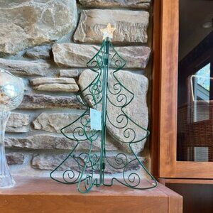 NWT Kohls St. Nicholas Square Jingling Juniper Photo Clip Wire Christmas Tree